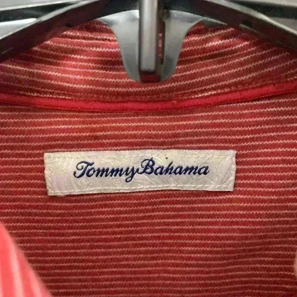 Tommy Bahama Shirt Mens Size Medium Los Angeles Angels Polo Baseball MLB Cotton - Picture 6 of 9